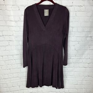 dolan Left Coast Women's Purple V-Neck Stretch Size Small Dress